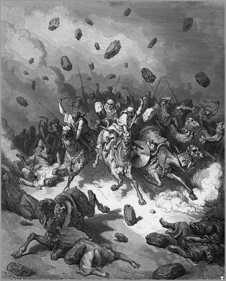 bibel destruction of the army of the amorites