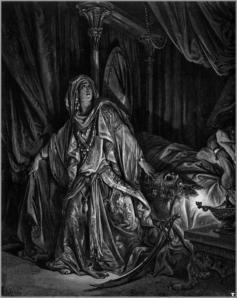 bibel judith and holofernes