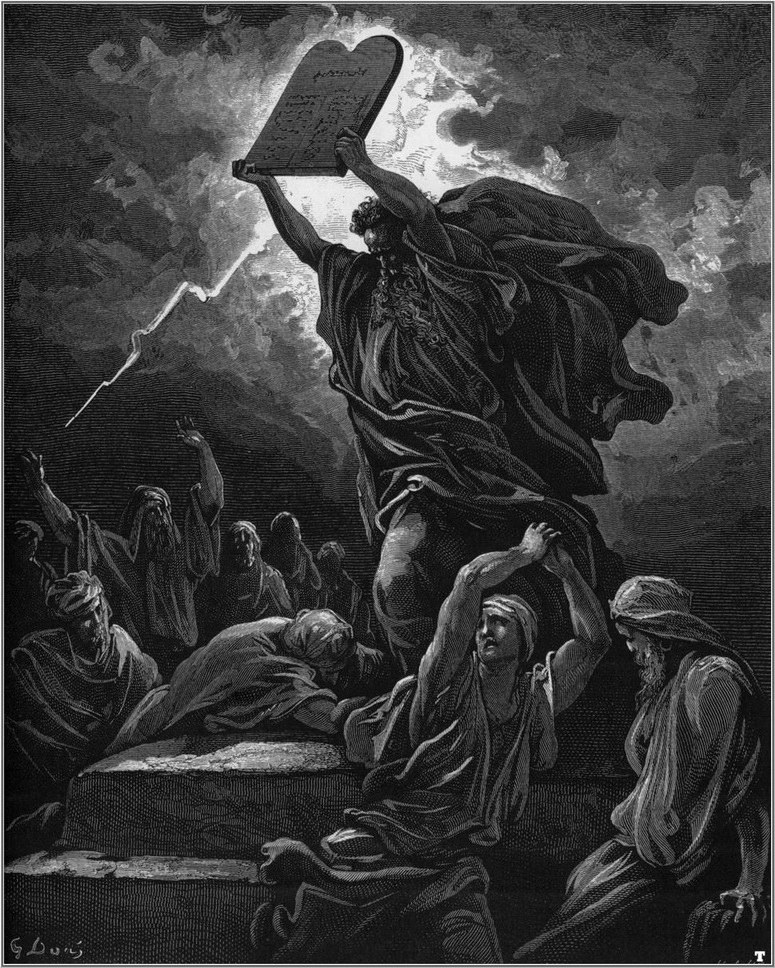 bibel moses breaking the tables of the law