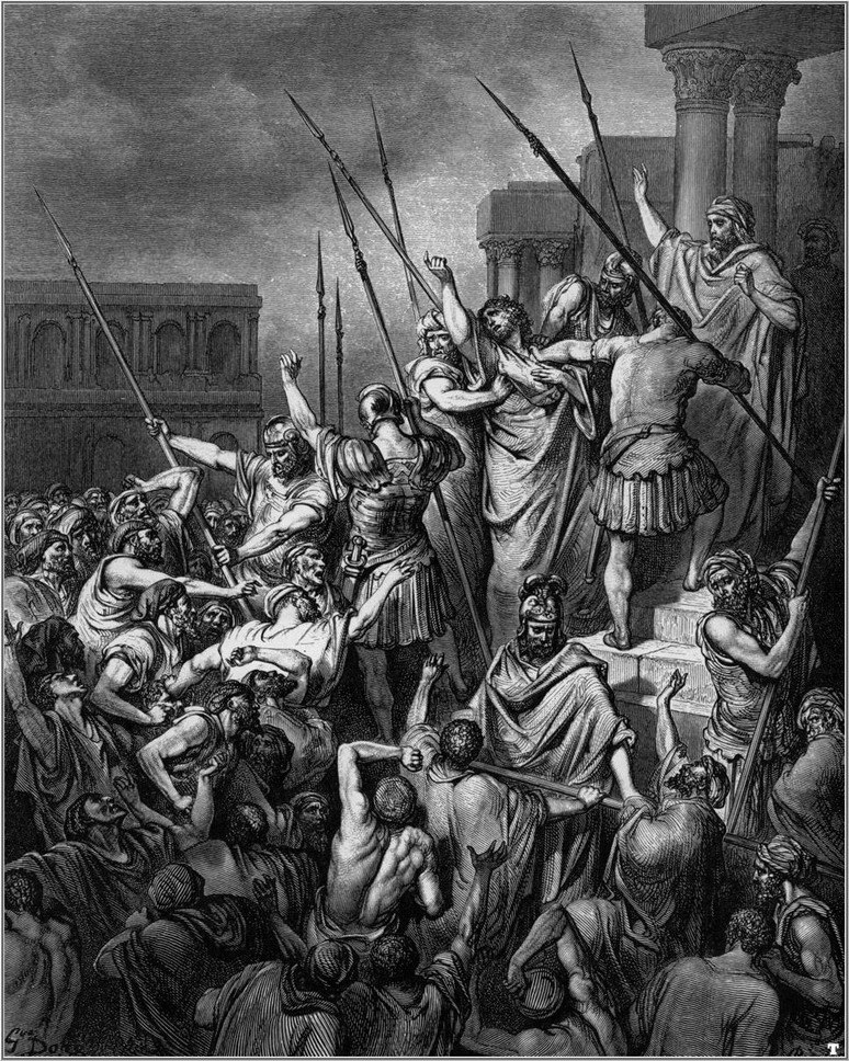 bibel st paul rescued from the multitude
