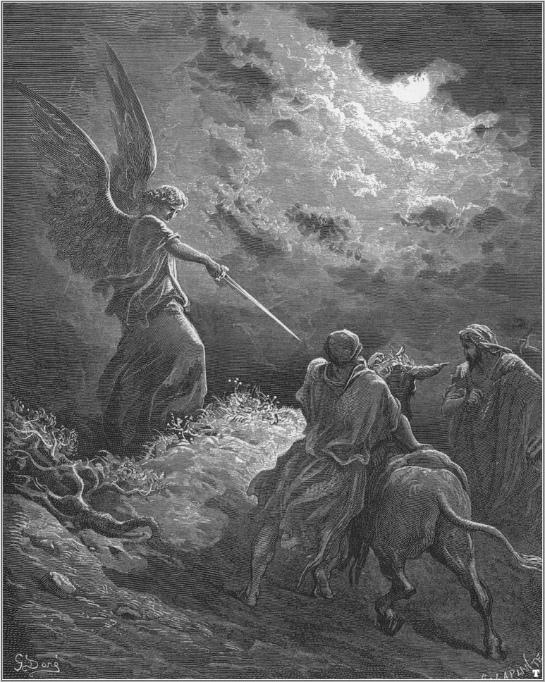 bibel the angel appearing to balaam
