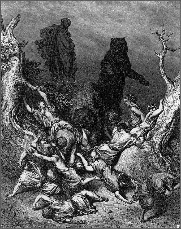 bibel the children destroyed by bears