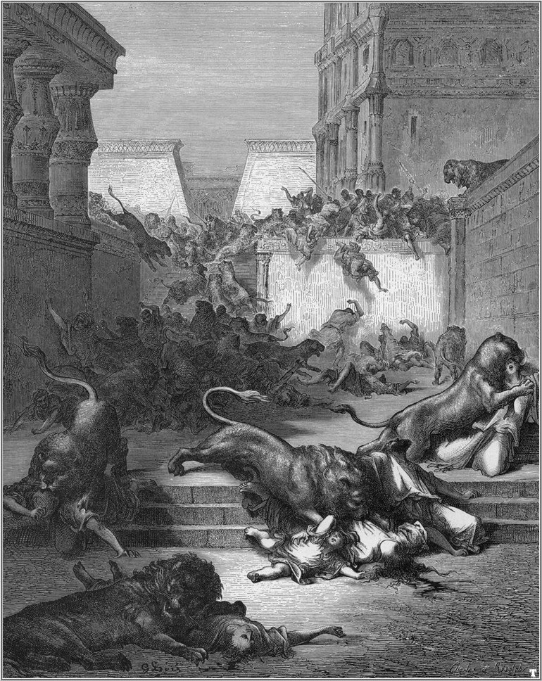 bibel the lions of samaria
