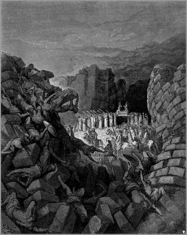 bibel the walls of jericho fallen down
