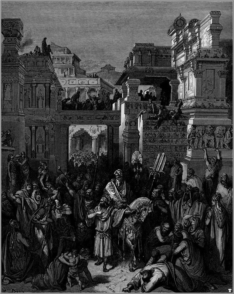 bibel triumph of mordecai