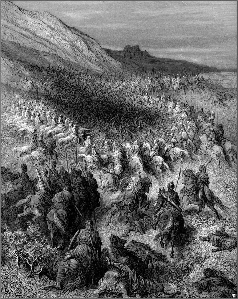 crusades crusaders surrounded by saladins army