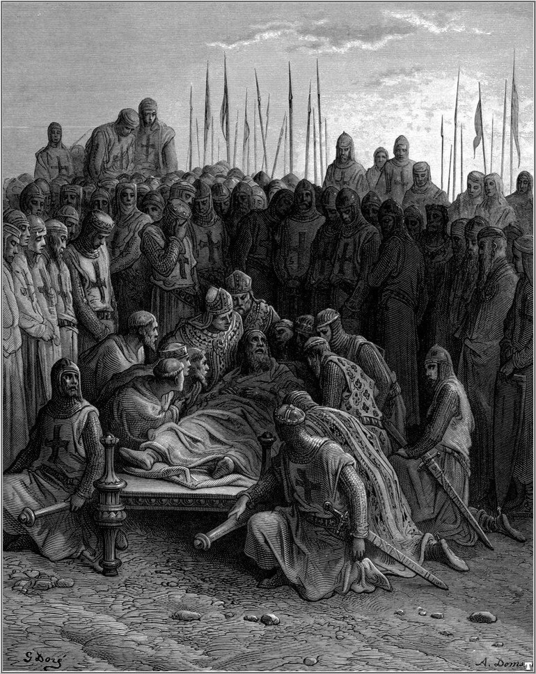 crusades death of baldwin i