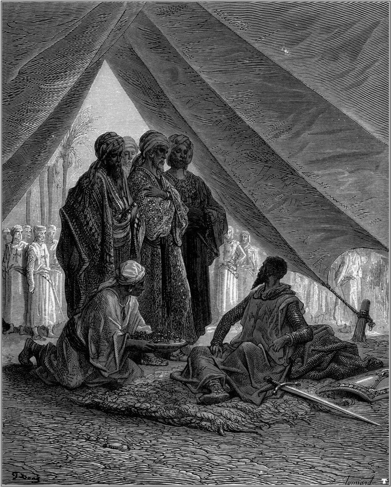 crusades godfrey imposes tributes upon emirs