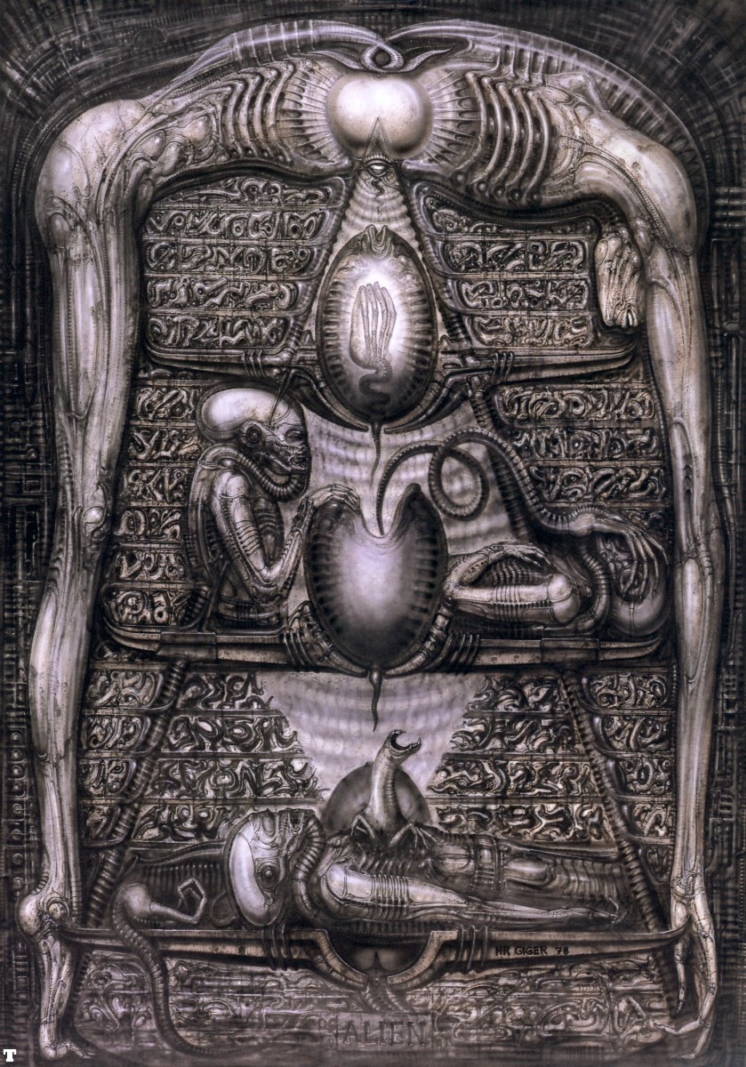 Alien hieroglyphics