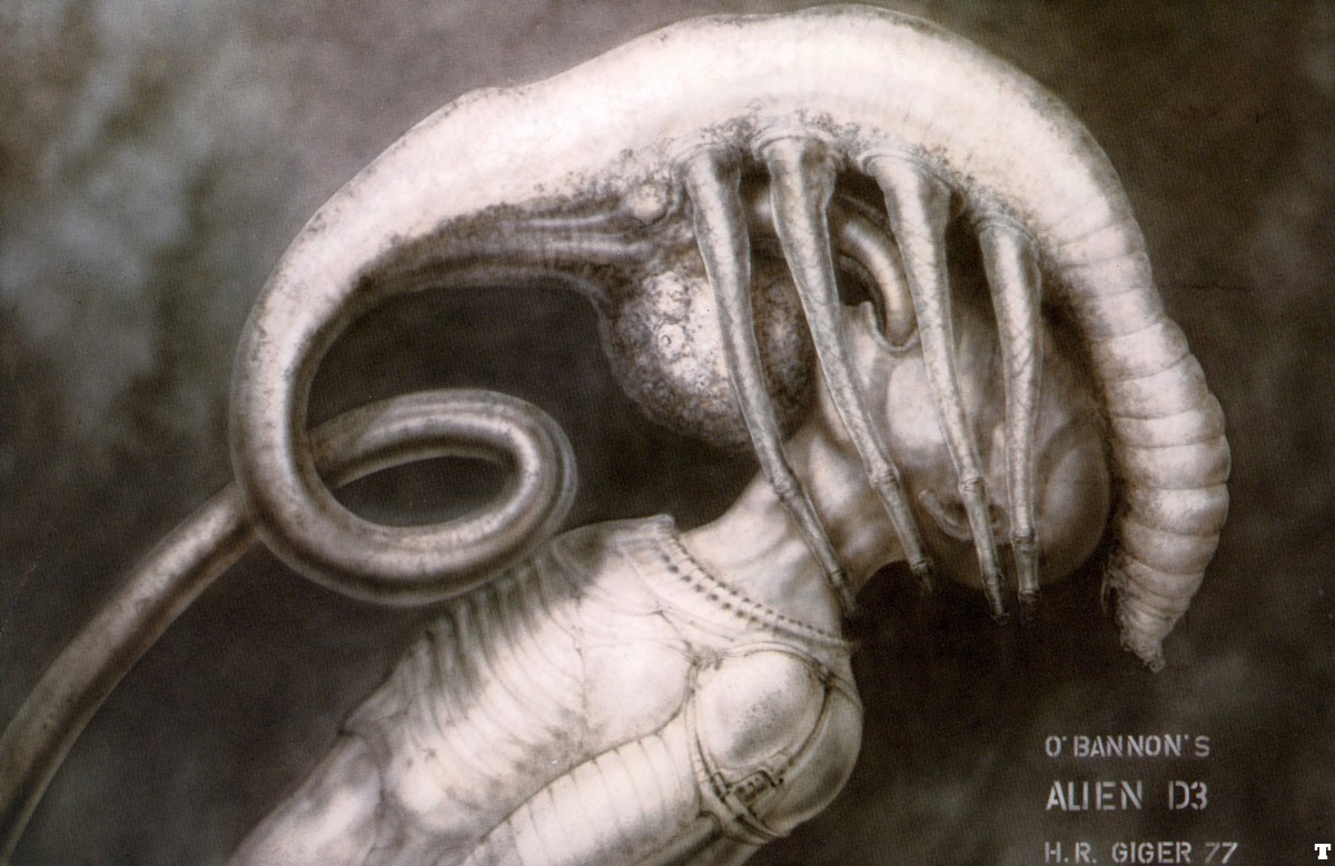 hr giger facehugger I