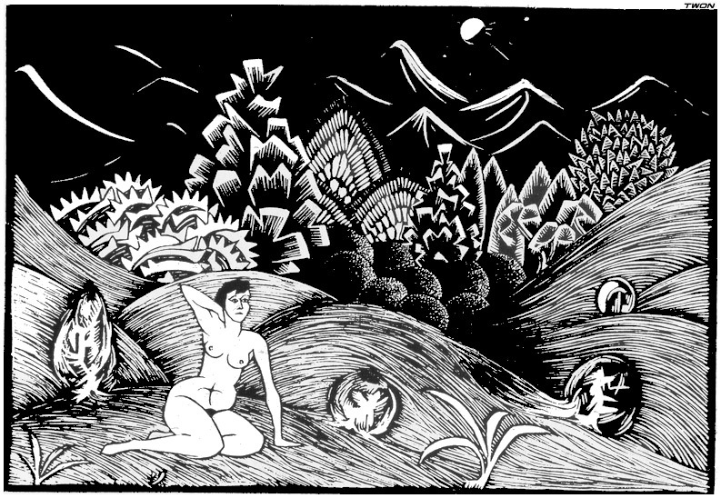Female Nude in a Landscape