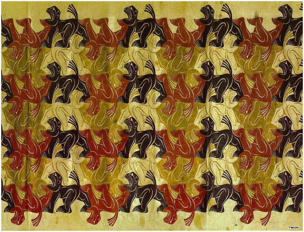Regular Division of the Plane kakemono