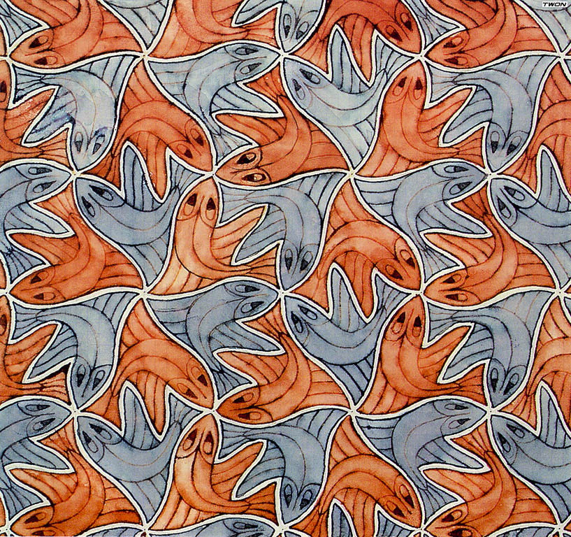 Symmetry Watercolor94 Fish